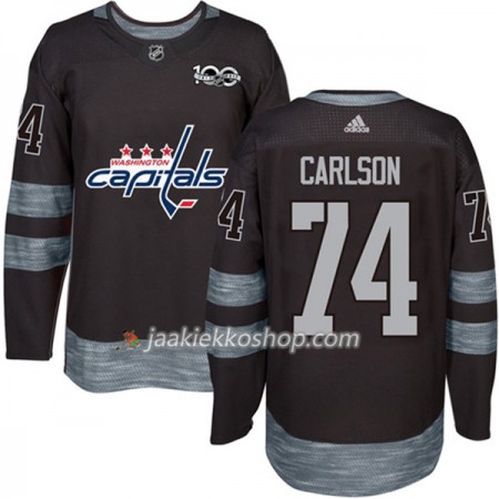 Miehille NHL Washington Capitals Pelipaita John Carlson 74 1917-2017 100th Anniversary Adidas Musta Authentic Miehille NHL Washington Capitals Pelipaita John Carlson 74 1917-2017 100th Anniversary Adidas Musta Authentic